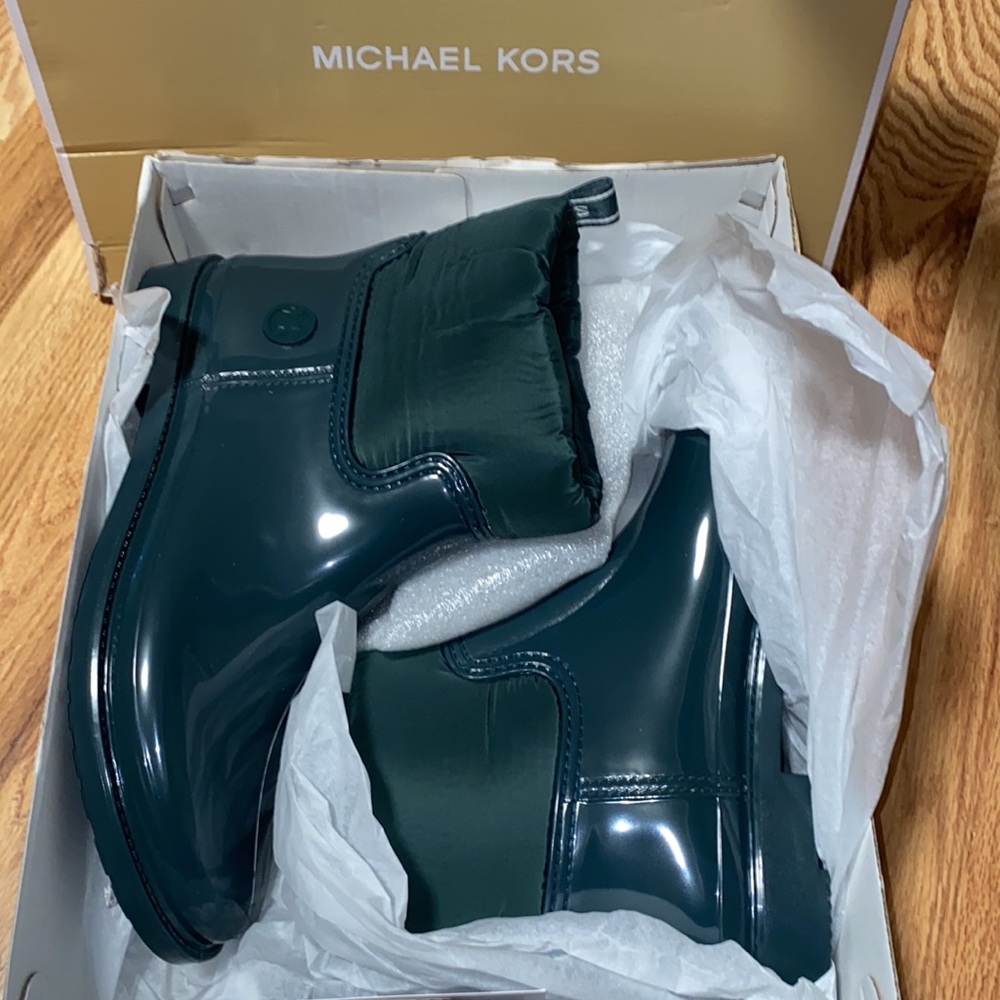 MICHAEL KORS RACING GREEN BLAKELY RAINBOOTIE